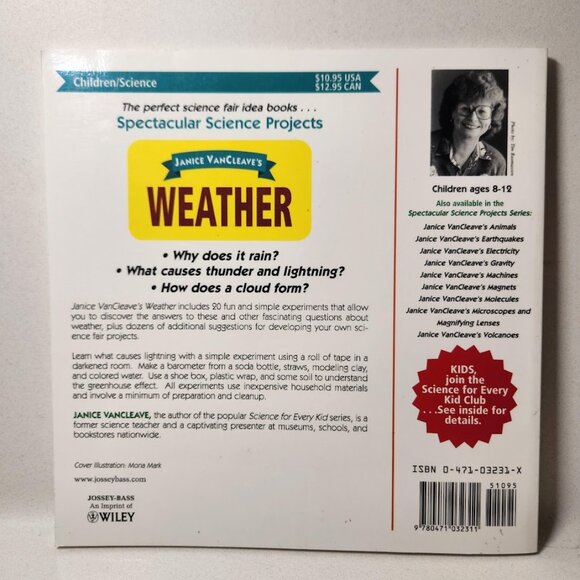 Janice VanCleave's Weather Mind-Boggling Experiments You Can Turn Into Science F - Picture 3 of 4